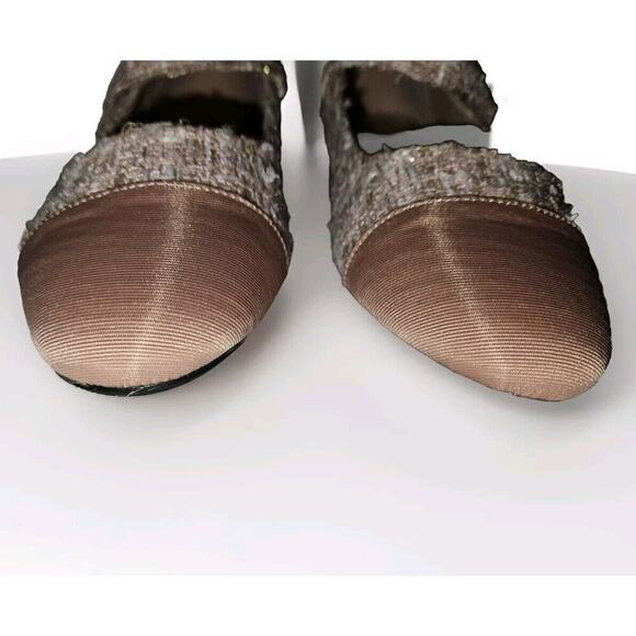 New! C.Paravano Women's Flats Shoes Round Toe Ballet Tweed Blush Size 7.5 $118 - Picture 6 of 14